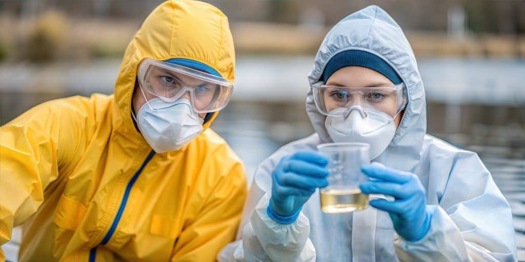 Scientists Testing Water Quality