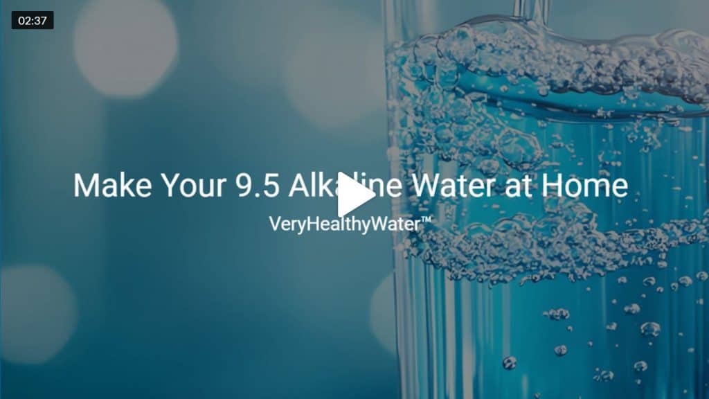 Drink delicious ionized alkaline water made by electrolysis using a powerful alkaline water ionizer machine at your home